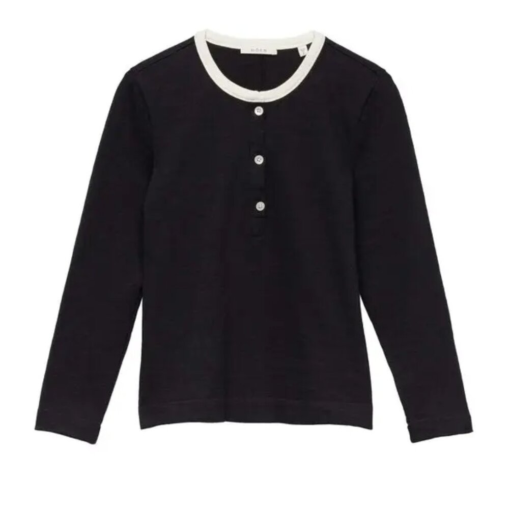 Doen Clover Tee Black XXS NWT